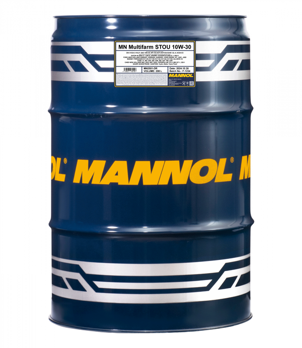 MANNOL traktoriöljy Multifarm STOU SAE 10W-30 208 l
