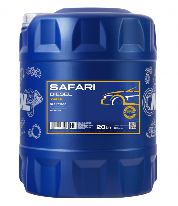MANNOL moottoriöljy Safari 20W-50 20 L