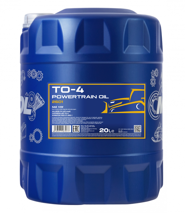 MANNOL traktoriöljy TO-4 Powertrain Oil SAE 10W 20 l