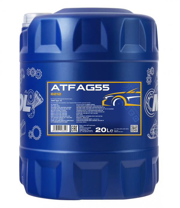 MANNOL vaihteistoöljy ATF AG55 20 l