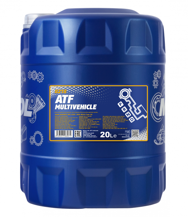 MANNOL vaihteistoöljy ATF Multivehicle JWS 3309 20 l