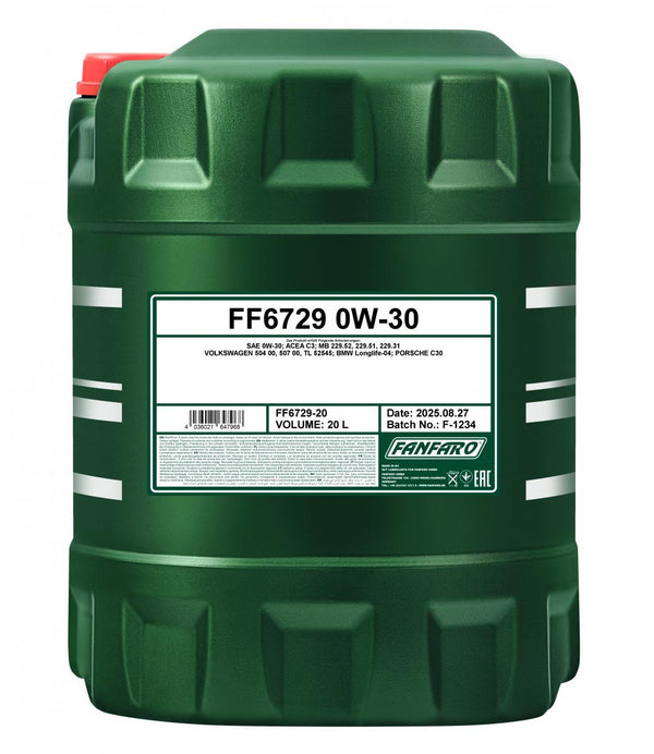 FANFARO 6729 0W-30, 20L